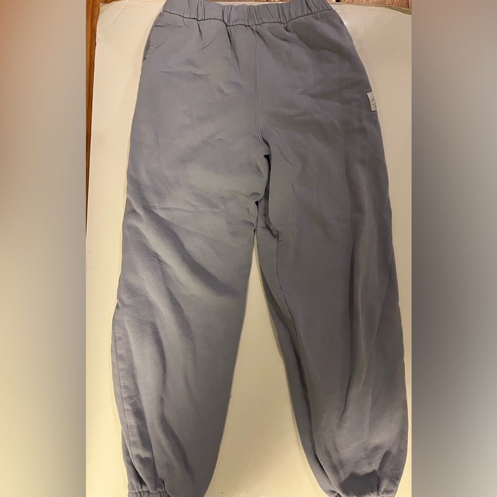 purple adjustable rise sweatpants holister